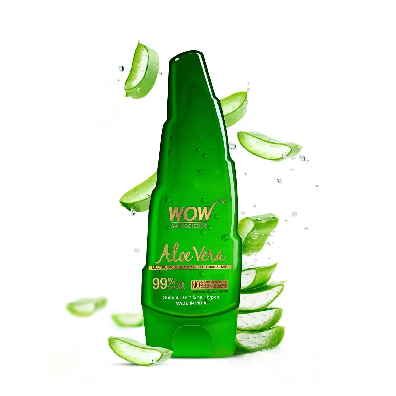 WOW Skin Science Aloe Vera Multipurpose Beauty Gel for Skin and Hair, 250 ml-1.webp